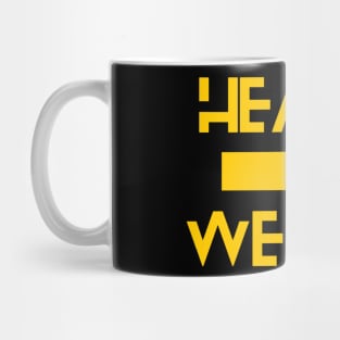 Health Is Wealth. A Stylish Reminder. Mug